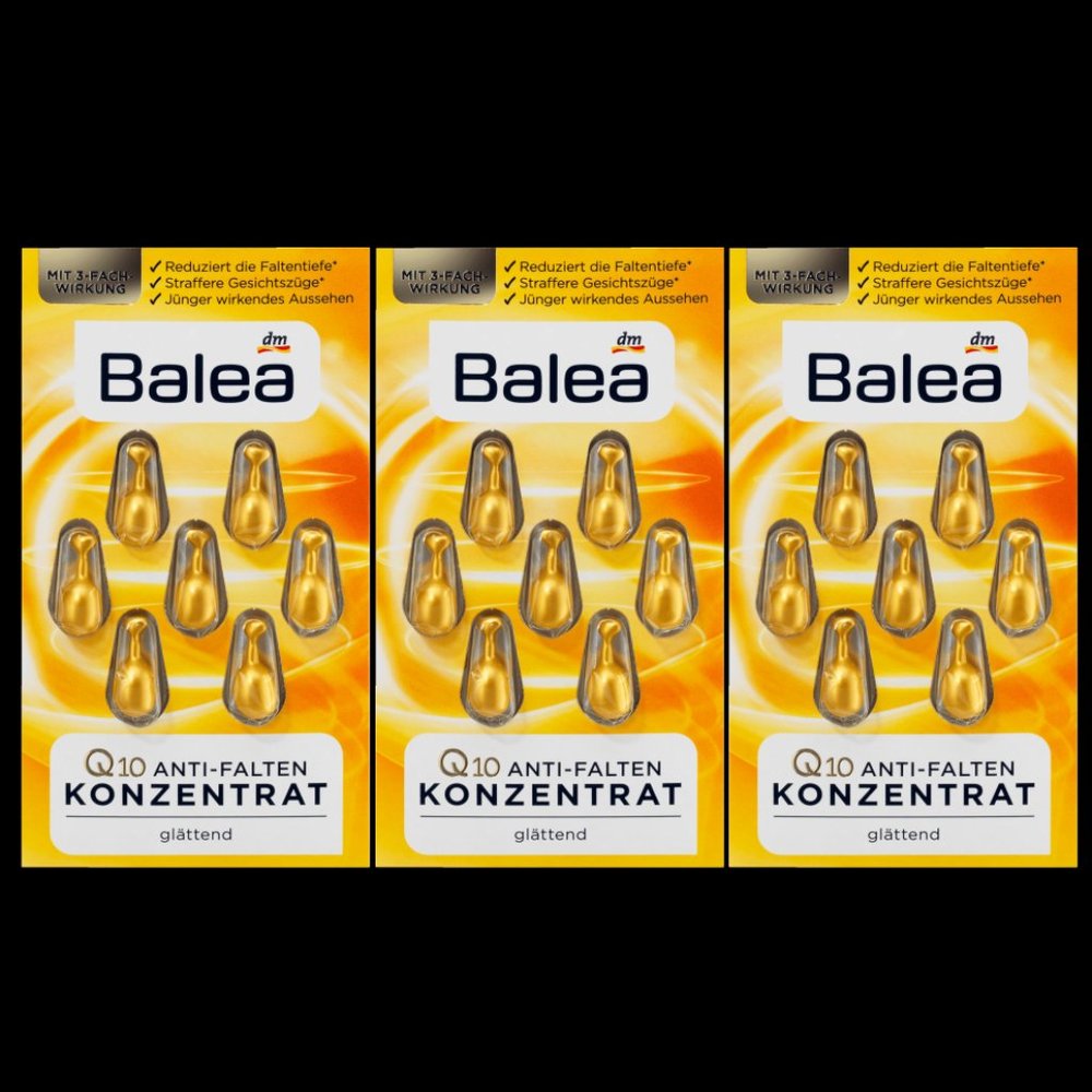 Balea Concentrate Q10 anti-wrinkle, (3 x 7 pcs)